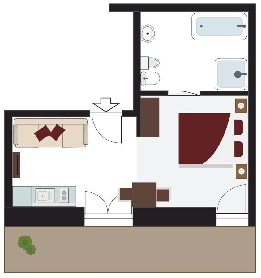 Tyrol Living & Cafe Apartment Nova Levante Bagian luar foto