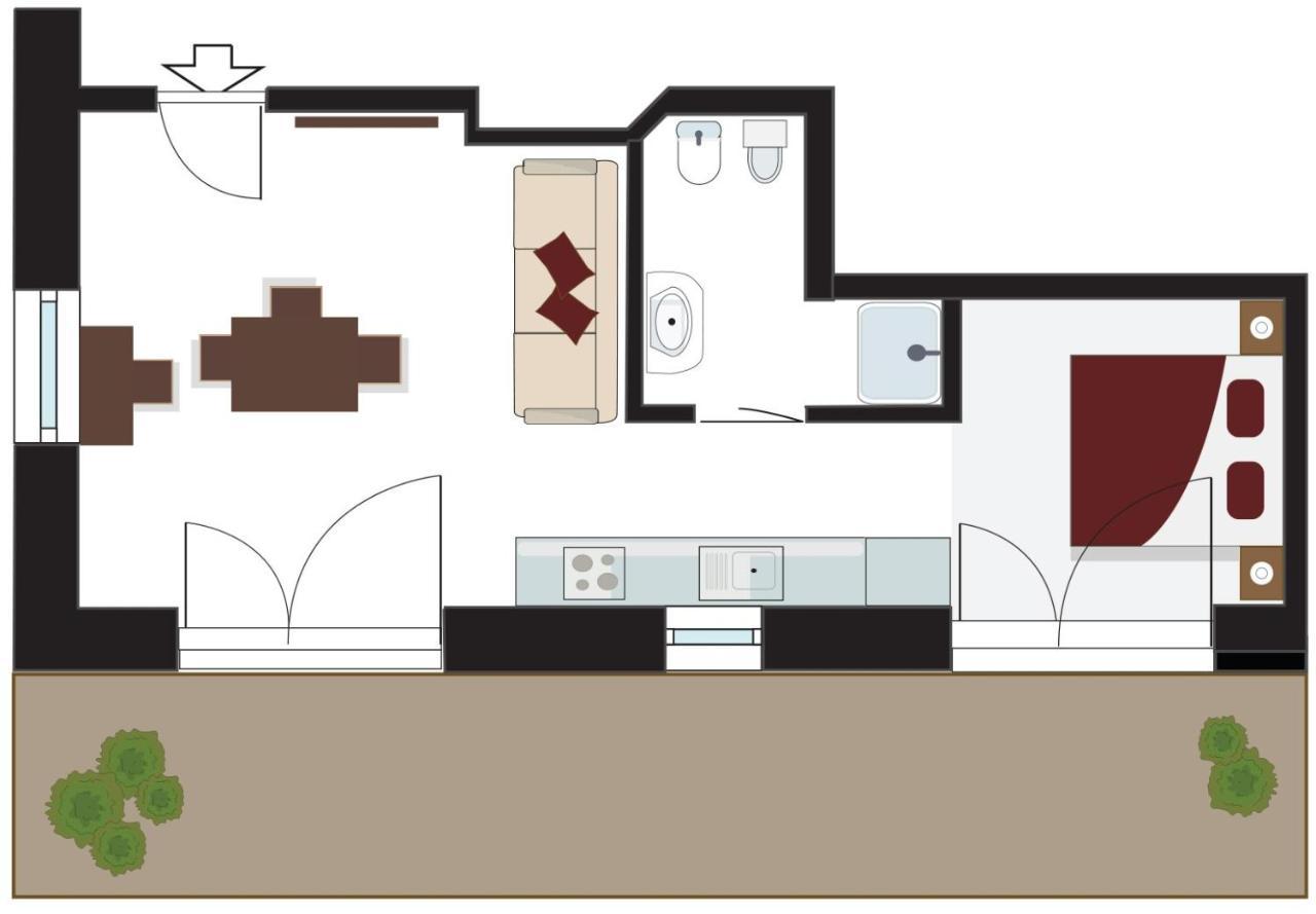 Tyrol Living & Cafe Apartment Nova Levante Bagian luar foto
