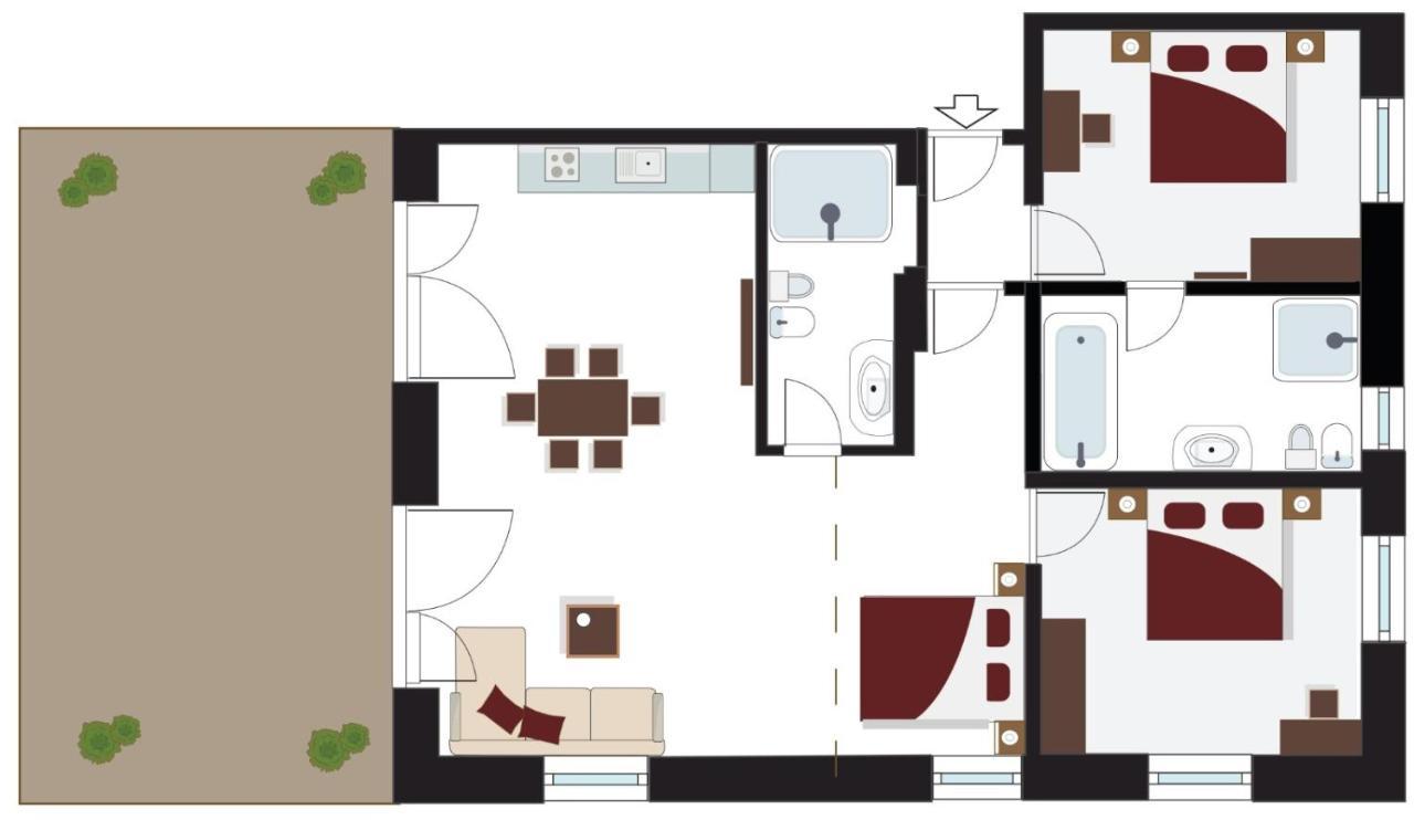 Tyrol Living & Cafe Apartment Nova Levante Bagian luar foto